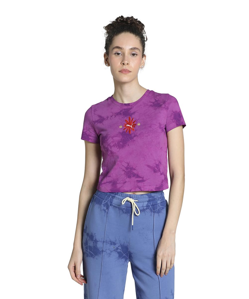 Women, Wardrobe ESS Baby Tee, Wild Berry, M, (62981489)-image-1