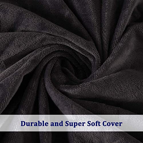 Whatsbedding Pregnancy Pillows For Sleeping, U Shaped Pregnancy Pillows Full Body Pillow For Pregnancy With Machine Washable Dutch Velvet Cover (55 Inches, Black) #TOP4
