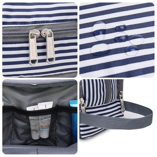 Image of WANDF Travel Toiletry Bag for Men, Small Dopp Kit for Toiletries