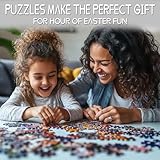Tucocoo Puzzle Mit Weißen Lilien für Erwachsene - 1000 Teile, Blumen, Blühender Garten, Kunststil, Bunt - DIY für Heimdekoration, Geschenke, Familienpuzzle, Perfekt für Spieleabende