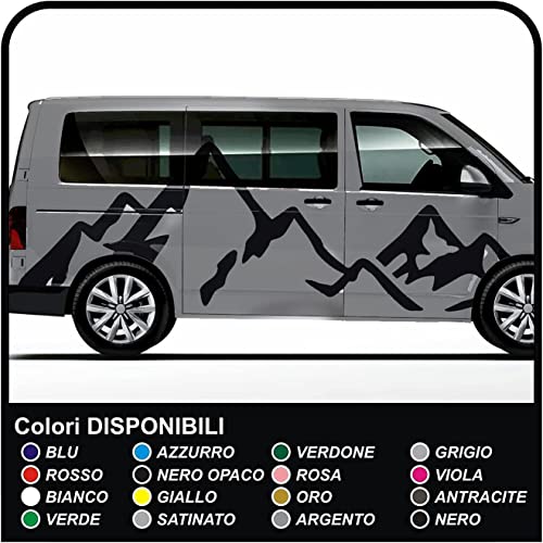 Autocollants de montagne pour vans et stickers rayures camionnettes look outdoor