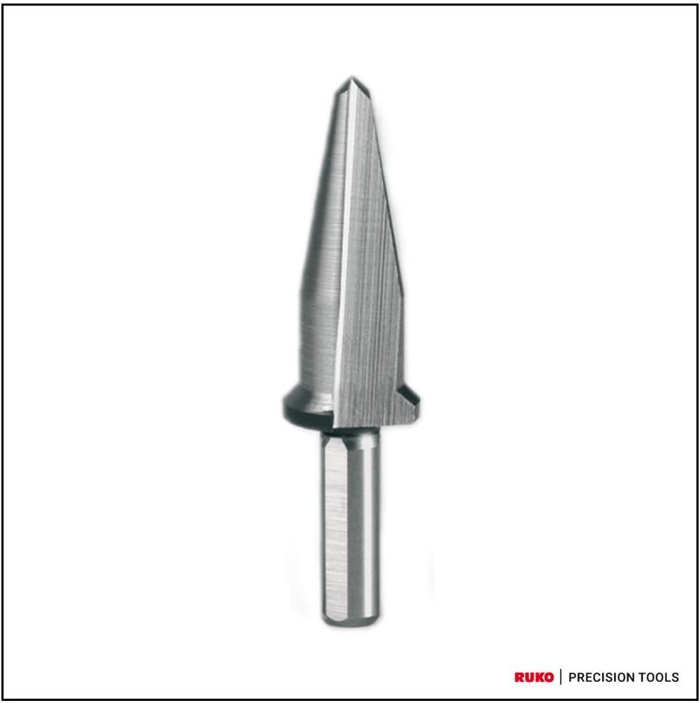 RUKO HSS Tube and Sheet Drill Bit with Stopper and Spot Facer for Cavity Sealing, CBN Ground with Split Point, Bright Finish - Image 3