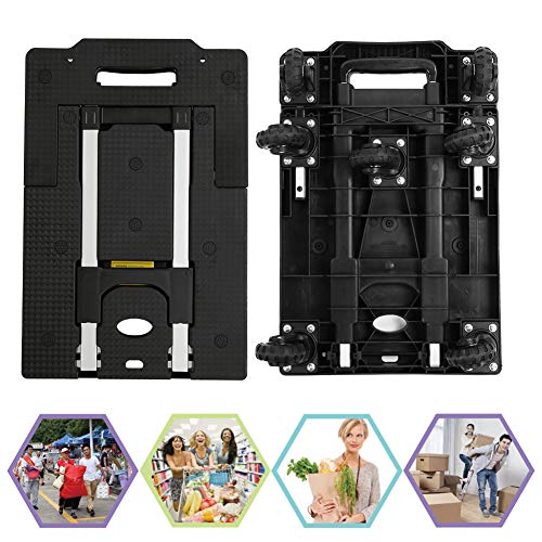 Carretilla plegable portátil con 7 ruedas miniatura 5