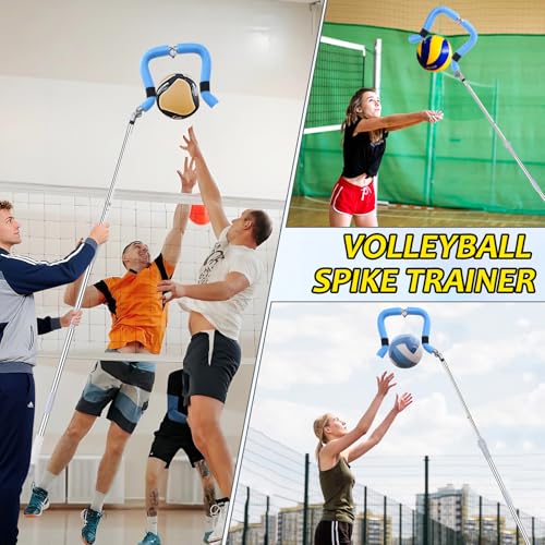 Cagaloi Volleyball Training System, Retractable Height 63-78 Inch, Spike Trainer with Hook - Lightweight for Serving, Spiking & Jump Practice, Real Ball Feel for All Skill Levels - （No Ball Included） by Cagaloi - Image 3