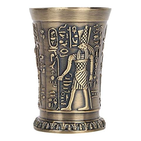 Atyhao Liquid Shots Cute Decorations Mini Cups Mini Shot Vase Fillers Shots Glasses with Lids Decoration Gifts Mini Milk Cordial Glasses Tequila (Bronze) Cover