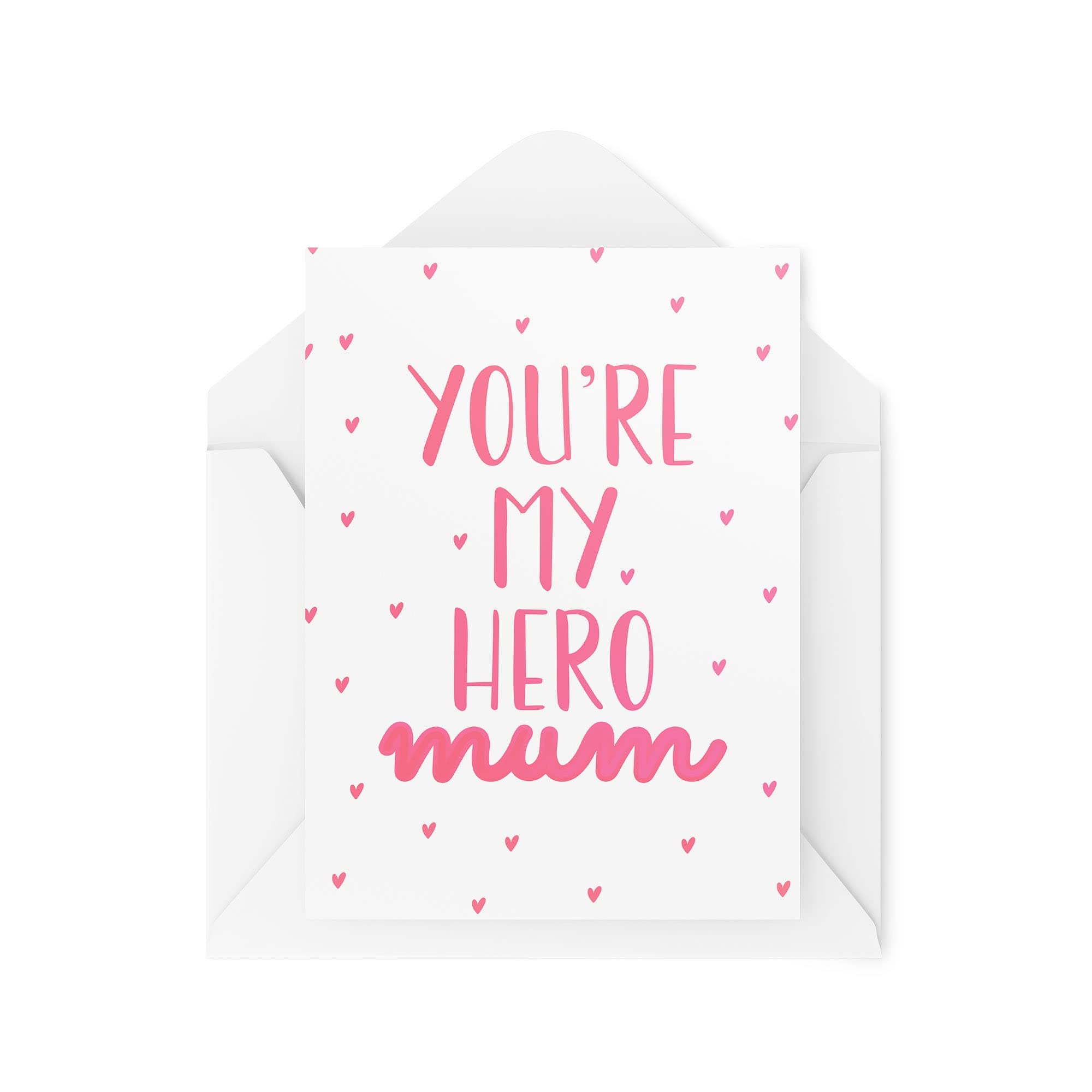 Mother's Day Cards | For Her Parent Love Mummy Banter Mama Mam | You're My Hero Mum | Cute Birthday Parents Son Daughter Parents | CBH885
