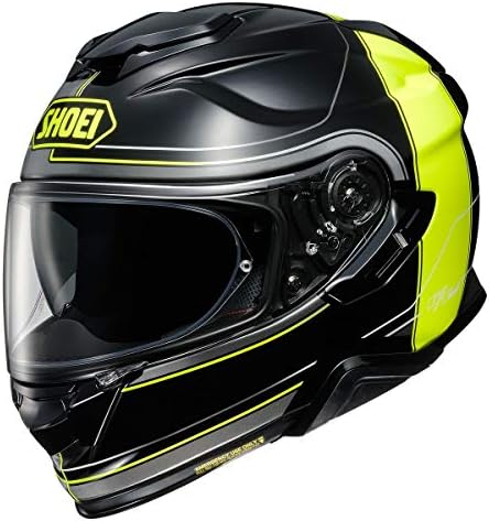 Shoei GT-Air 2 Motorcycle Helmet Crossbar TC-3 Yellow/Black Large (More Size Options)