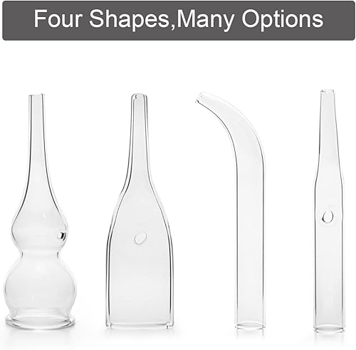 Miniatura 4 de Elitzia Cuatro tipos de tubos de vidrio absorbente de puntos negros Accesorios de máquina de belleza de uso múltiple 10Set del mismo tipo ETD215SA