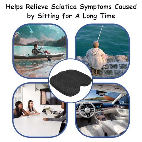 Image of NEW-Vi Anti-Slip Kayak Seat Cushion - Waterproof Thicken Gel Boat Kayak Canoe Rowing Stadium Pad for Sit in Kayak Chair Kayak Accessories Equipment Gear for Fishing Kayak