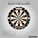 Winmau Masters Pro Premium Bristle Dartboard and Cabinet Set - Includes Dart Board, Darts, Flights, Shafts and Oche Strip - Professional Steel Tip Dartboard Set for Adults