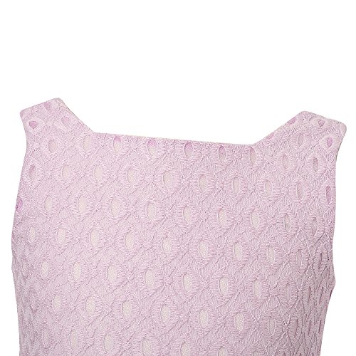 Richie House Girl's Solid Sundress with Belt at Waist Size 2-12 RH19213