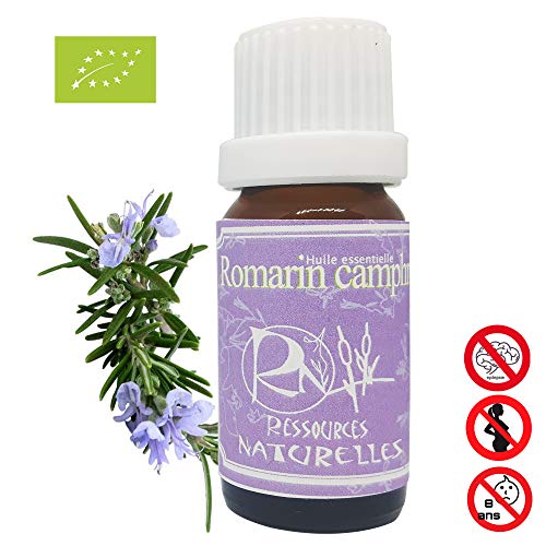 Preisvergleich Produktbild Ressources Naturelles - Kampfer Rosmarin ätherisches Öl (Bio) 10 Ml