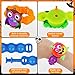 Halloween Light Up LED Bracelets 10 Pack Halloween Party Favors for Kids, Pop Halloween Bracelets Glow in The Dark Party Favors Halloween Trick Or Treat Toy Goodies Flashing Bag Stuffers Bracelets