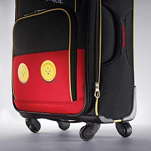 American Tourister Disney Softside Luggage with Spinner Wheels, Mickey