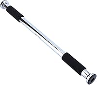 Vista 5 de Ajustable Chin Up Multiuso Interior Gym Pull Up Acero galvanizado, variedad de posibles ejercicios con almohadillas de espuma seguras y tapones