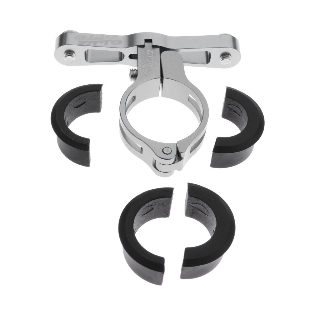 5er-Set Fahrradflaschen-Klemmhalterung für Lenker, Sattelstütze, Grau