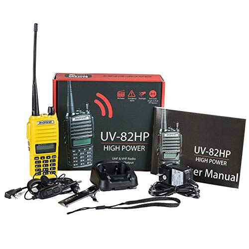Image of BaoFeng UV-82HP (Yellow) High Power Dual Band Radio: 136-174mhz (VHF) 400-520mhz (UHF) Amateur (Ham) Portable Two-Way