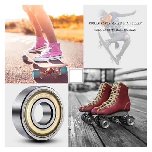 Roulements à billes 608ZZ ABEC7 robustes en acier carbone premium