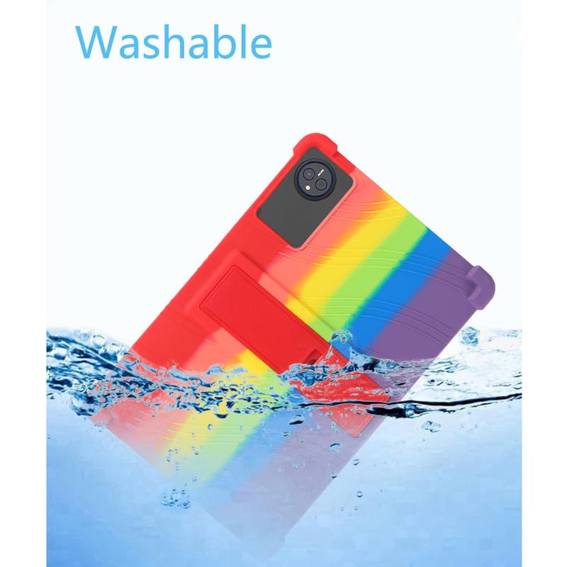 Case For TCL Tab 11 9466/TCL NxtPaper 11 2023, Kids Friendly Durable Lightweight Handle Stand Shockproof Protective Cover Black