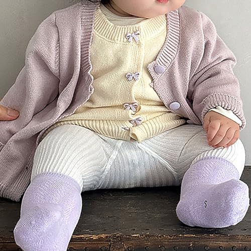 Toddler Girls Cardigan Sweater Kids Bowknot Long Sleeve Button Knit Down Sweaters Coat Fall Winter Jacket2