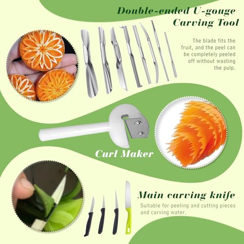 80-Piece Stainless Steel Carving Kit