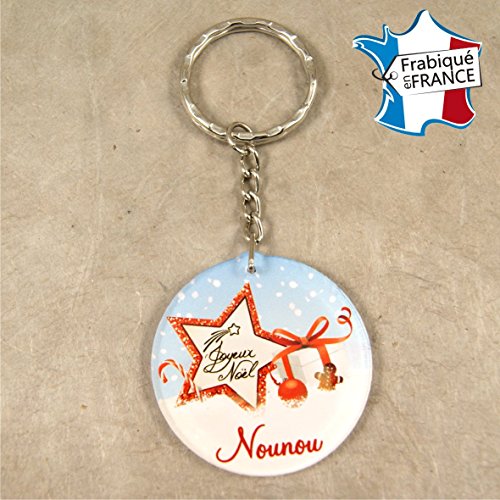 Porte Clef - Joyeux Noël Nounou (Cadeau de Noël pour Nounou - décoration de Sapin) Cover