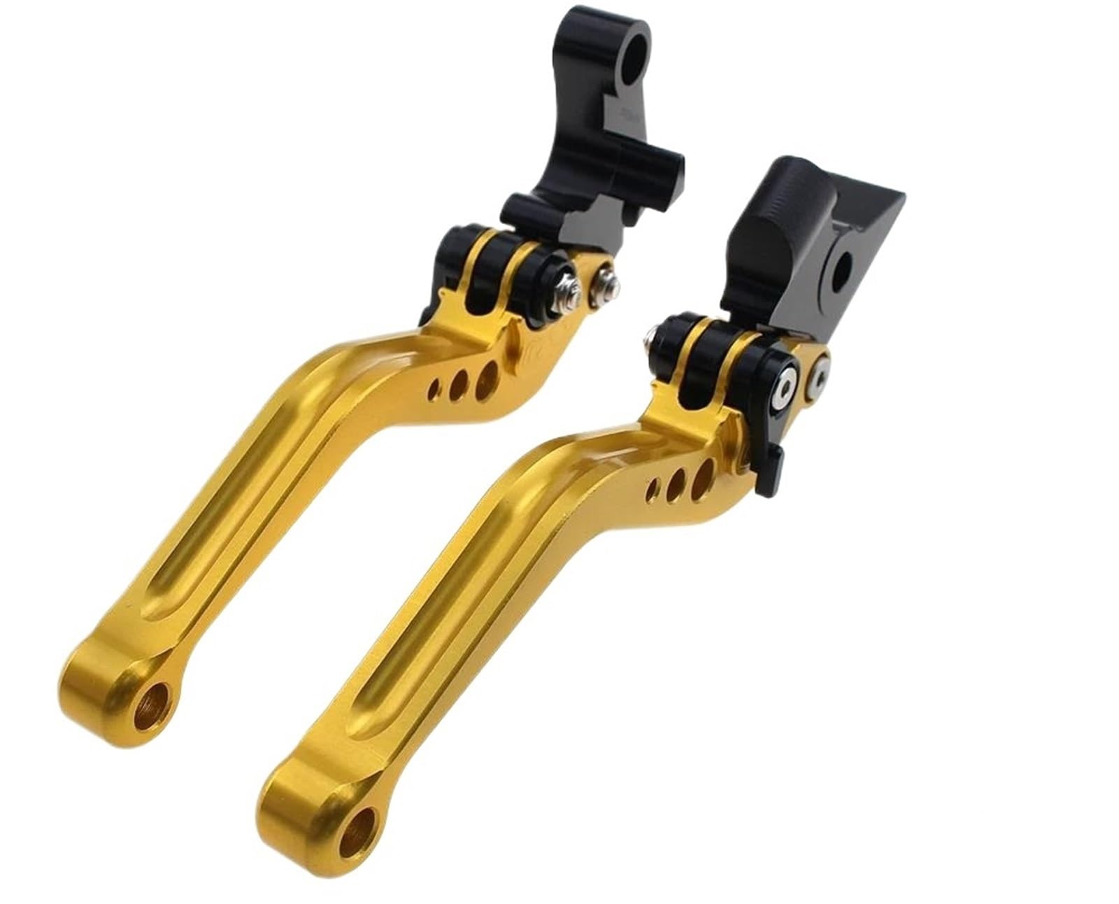 RLIMELOPGG Brake Clutch Levers for CB500F for CB-500F for CB-500 F for CB 500F for CB 500 F 2022 Motorcycle Short Long Brake Clutch Levers(Short Gold)