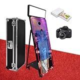 Prenez des photos, imprimez et partagez instantanément : le logiciel par défaut de l'appareil photo reflex numérique est DSLRBooth, prend en charge l'impression instantanée des photos et les partages par e-mail, SMS, Scan QR, Ins, Facebook, Tiktok, Twitter et plus encore. Chaque invité peut choisir la façon dont ils veulent partager et enregistrer de merveilleux moments.