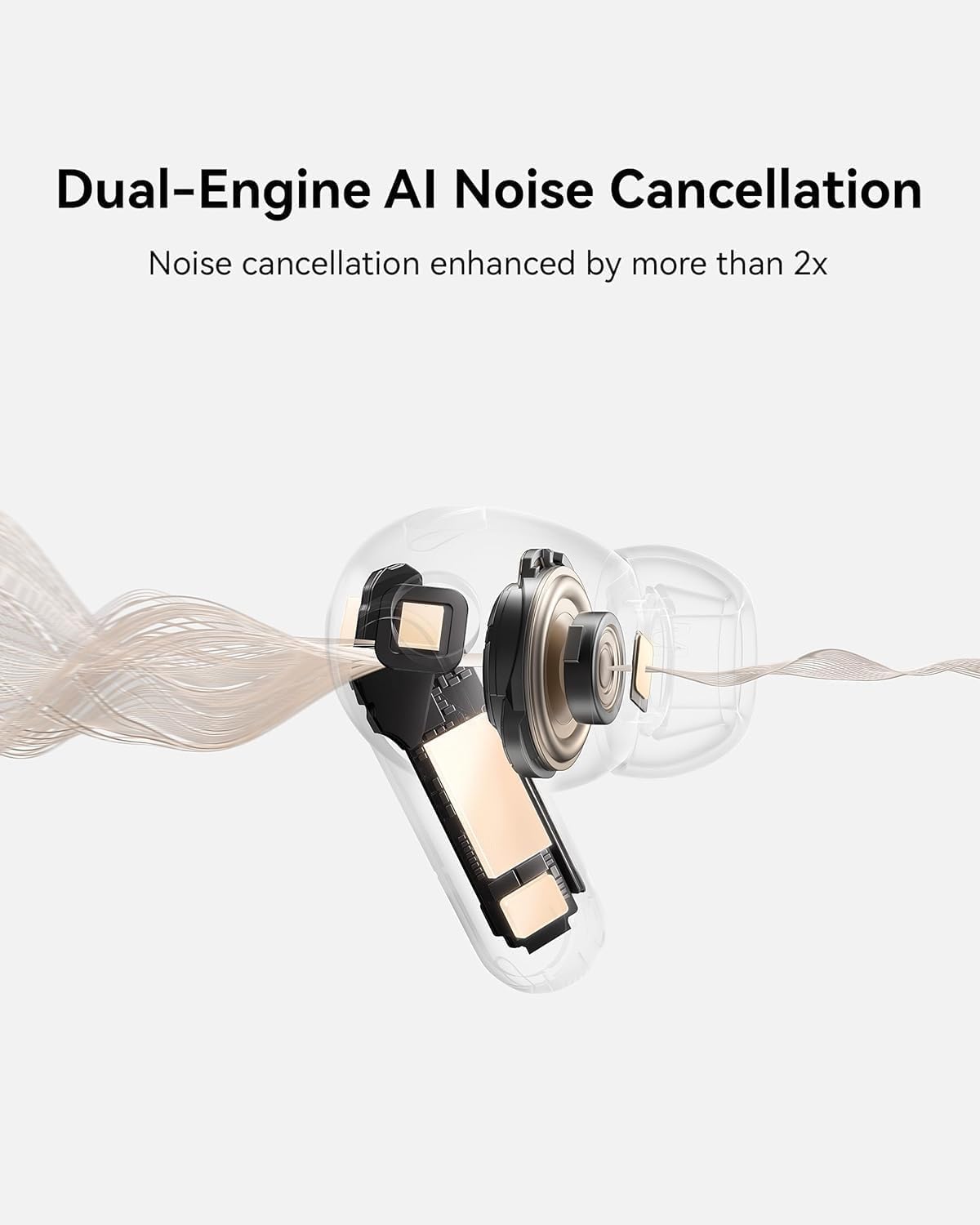 HUAWEI FreeBuds Pro 5 bezprzewodowych słuchawek Bluetooth, podwójny silnik z redukcją szumów AI do biznesu i biura, bezpieczne ustawienie Wciągający dźwięk, stabilne połączenia, 42-miesięczna