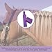 Ranch Hand Horse Mane Bags | Horse Tack/Supplies | Pack of 6 | Protect Horse's Mane from Wind, Sun, Mud, Preventing Tangles, Rubbing Out, and Breakage | Handmade with High-Quality Nylon (Purple)