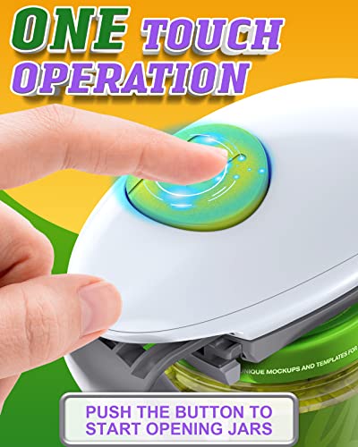 Electric Jar Opener for Weak Hands, Automatic Jar Opener for Seniors with Arthritis, Strong Tough & Easy One Touch Bottle Opener for Arthritic Hands, Ideal Gift for Seniors with Arthritis 3 Electric Jar Opener for Weak Hands, Automatic Jar Opener for Seniors with Arthritis, Strong Tough & Easy One Touch Bottle Opener for Arthritic Hands, Ideal Gift for Seniors with Arthritis - Image 4