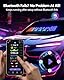 JDVOOTD Flexibler LED Anzeigetafel, 37 x 9.2cm LED Namensschild Programmierbar, Bluetooth Smart App Led RGB Panel für Spielzimmer, Party, Werbetafel, Auto, LKW, Bar, Geschenk