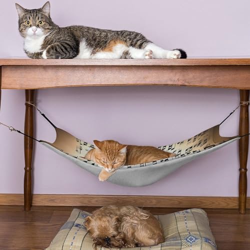 Hamac pour chat à suspendre réglable dans la maison