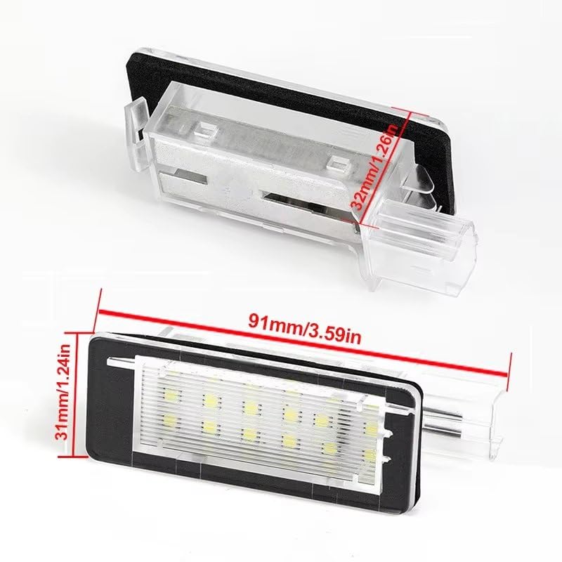 Luz de matrícula Scenic soluciona fallos de iluminación en placa trasera 5