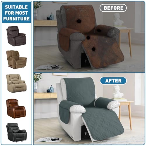 Funda impermeable para sillón reclinable y protector de muebles lavable para perros 5