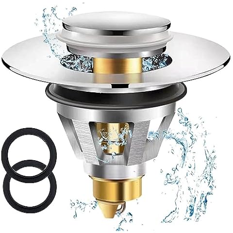 Zesc-Im Universal Basin Sink Plug Replacement Cover