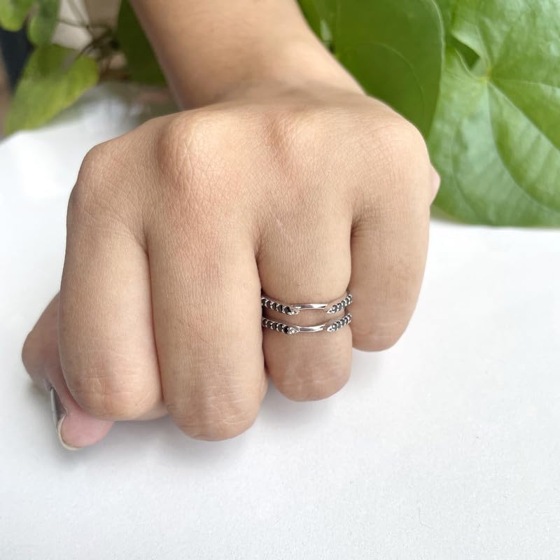 Round Cut Black Diamond Enhancer Guard For Women, 14K Gold Plated 925 Silver Black Diamond Enhancer Wrap Guard Matching Band