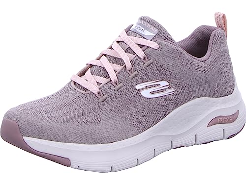 Skechers Arch Fit - Comfy Wave, Zapatillas Mujer, Brown, 39 EU