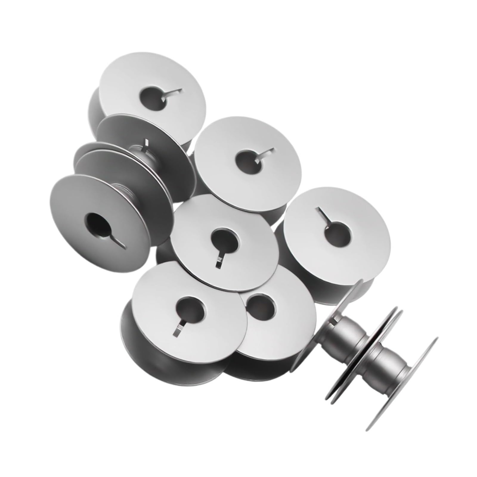 10Pcs 0245-001660 26MM Aluminium Bobbin Compatible with 367 467 767 768 867 868 Sewing Machines Accessories