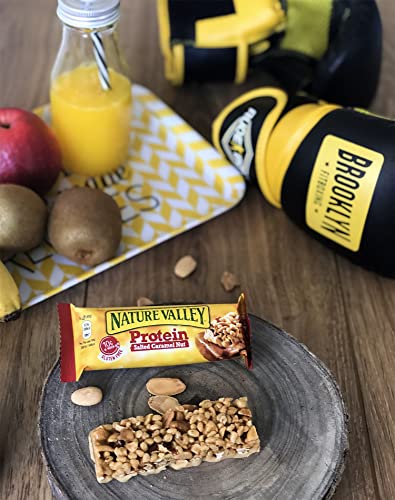 Miniatura 5 de Nature Valley Protein Frutos Secos y Caramelo Salado Barritas de Proteína, 4 x 40g (Paquete de 5)