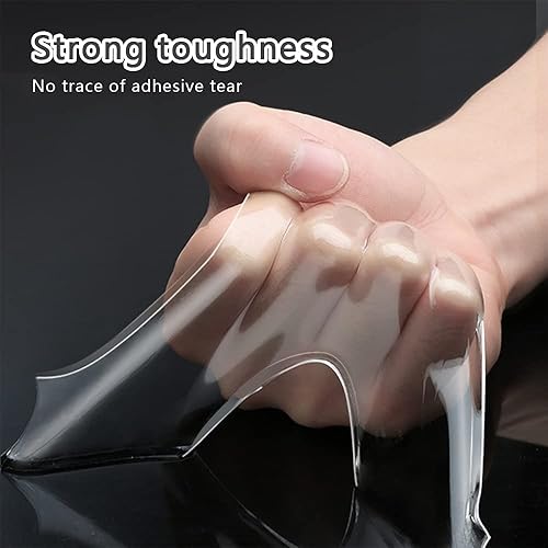Miniatura 3 de LSJNHMJY Cinta de doble cara Cinta adhesiva de acrílico de doble cara transparente impermeable sin dejar rastro Resistencia a altas temperaturas