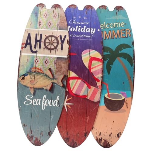 Planche de surf décorative murale à suspendre, idée cadeau originale pour la maison - 2