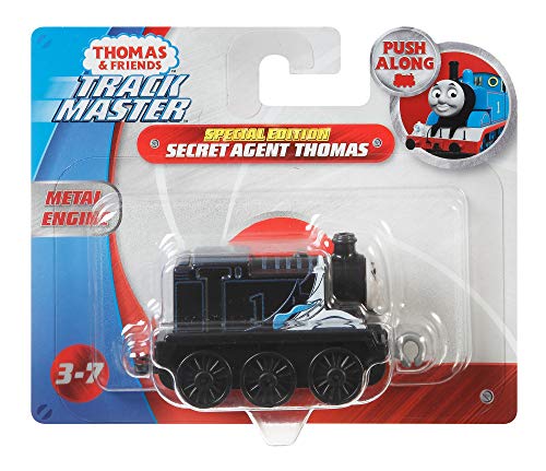 Thomas & Friends TrackMaster Push Along metalen Special Edition Secret Agent Thomas treinmotor - Image 6