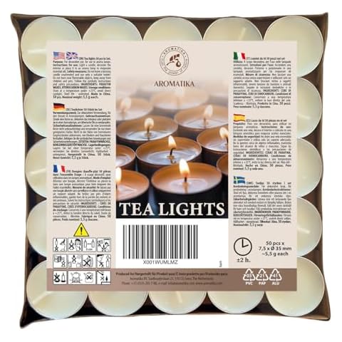 Bougies Chauffe-plat AROMATIKA - Lot de 50 Cover