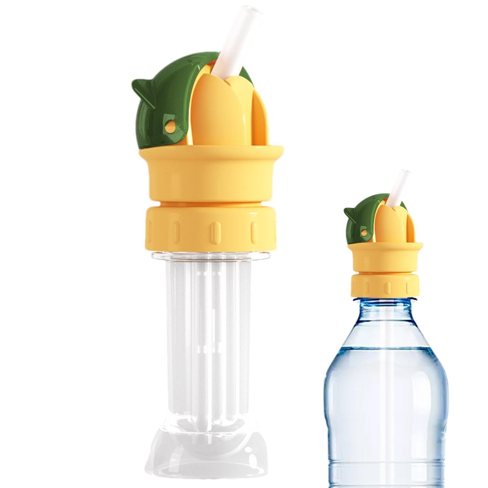 Lid 2 in 1 Design Straw Cap 11.6x5.2cm Water Bottle Spout Adapter for Kids Pp Silicone Anti Choking Spill-Proof Water Bottle Cap Detachable Washable Heat Resistant for Most Standard Bottles — view 8