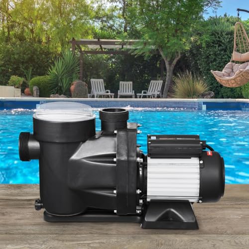 image for VEVOR In/Above Ground Pool Pump, 2 HP, Self Priming Single Speed Swimm