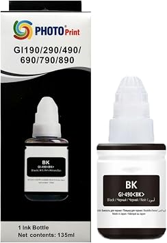 Photo Print Canon Pixma G3410 Black Equivalent Ink - 135 Ml