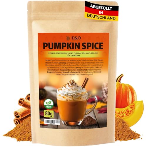 D&O Nature Products Pumpkin Spice Gewürzmischung 80g