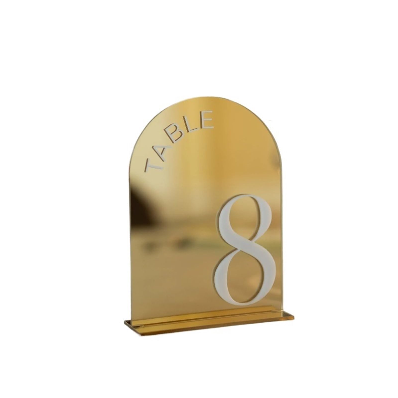WSQHAO 5/10/15/20/25pcs Wedding Table Numbers With Stands,Signs With White , Number For Setting,Reception,Anniversary, Event for Restaurant(Table 1-10)
