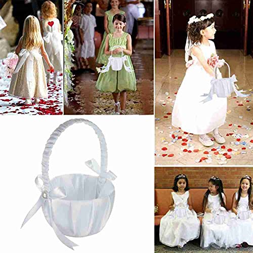 ZOWEN - Cestino per il trucco con fiori, in raso